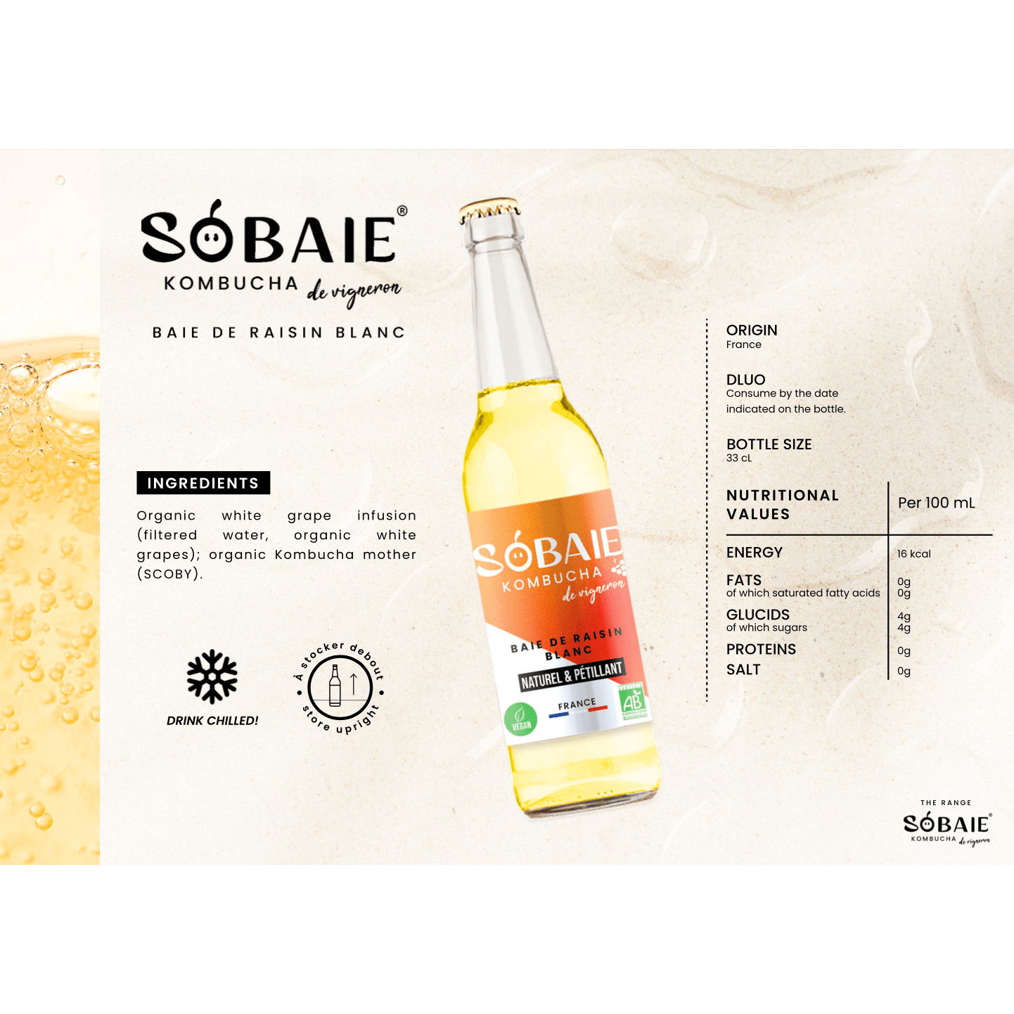 Sobaie Kombucha Blanc