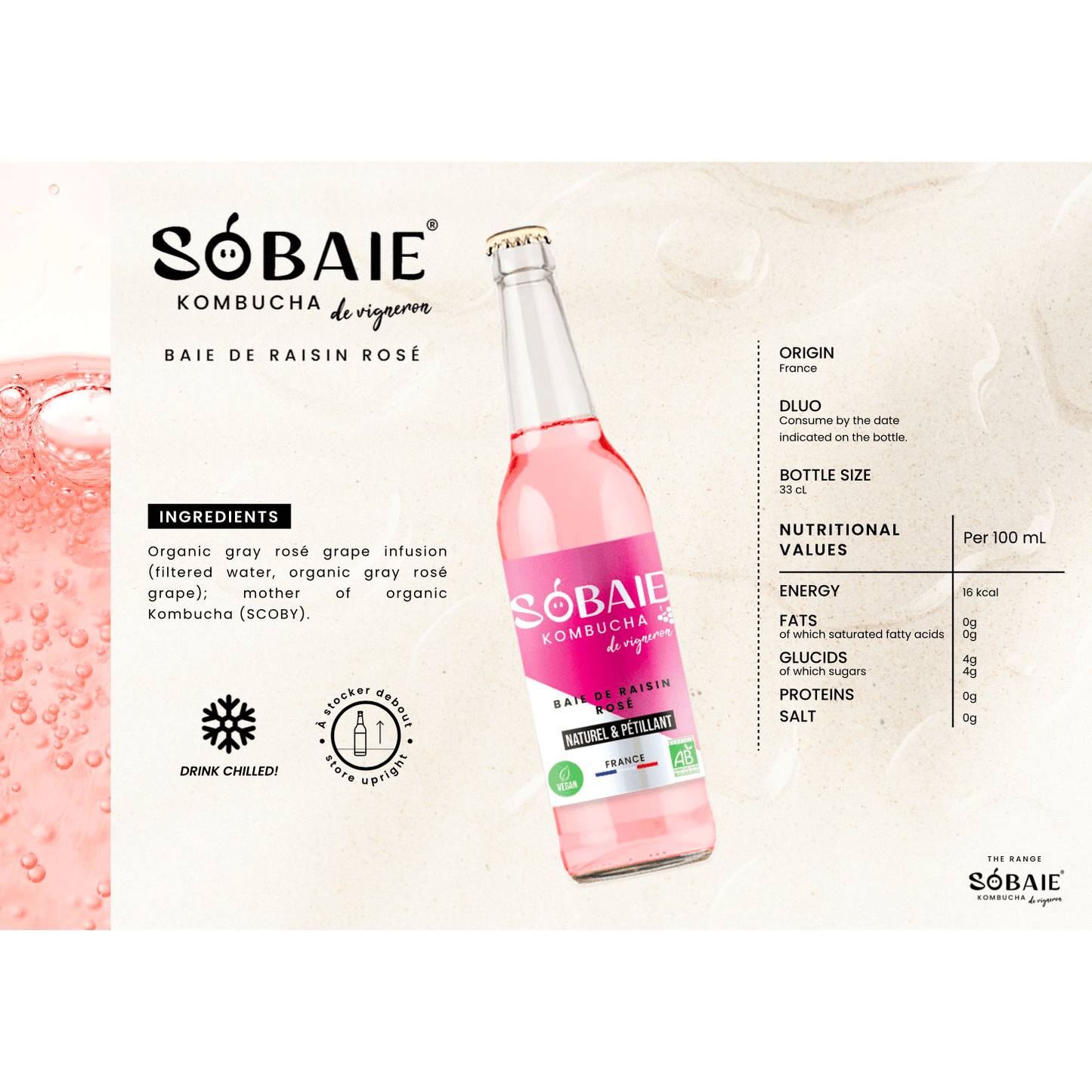 Sobaie Kombucha Rosé