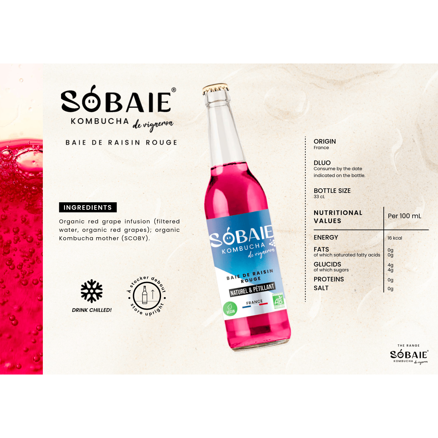 Sobaie Kombucha Rouge